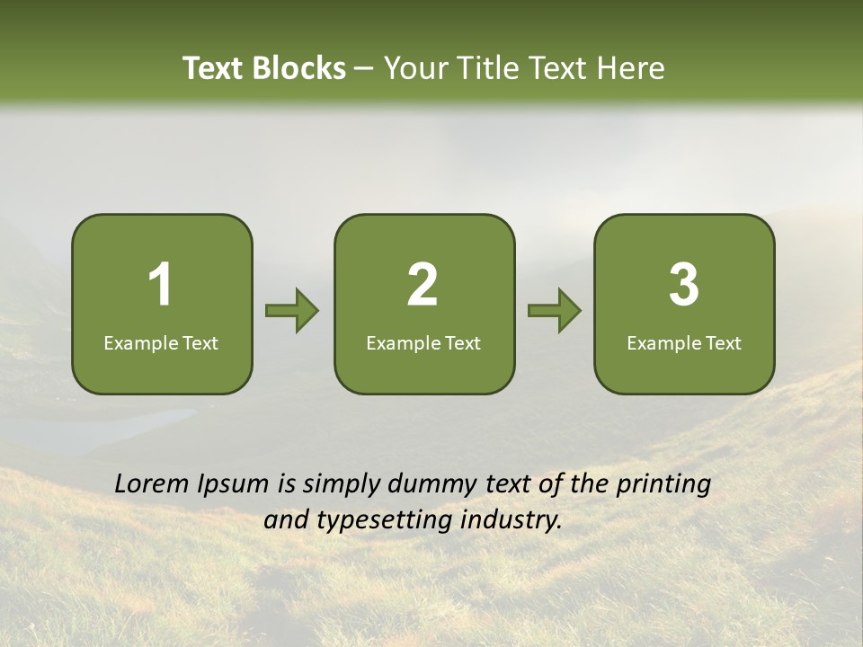 Day Flora Grass PowerPoint Template