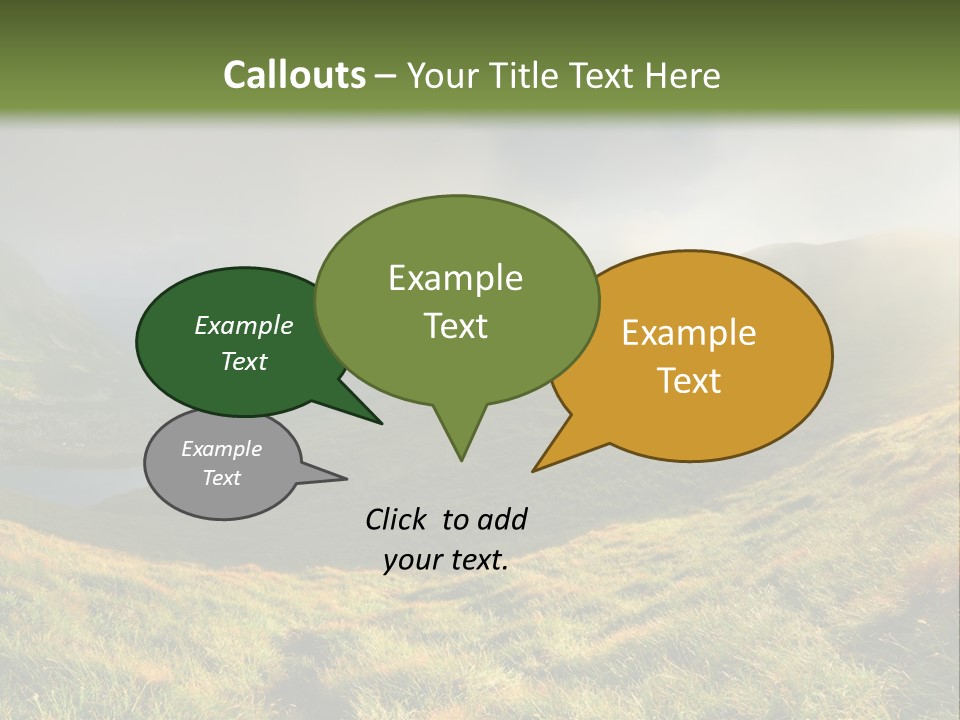 Day Flora Grass PowerPoint Template