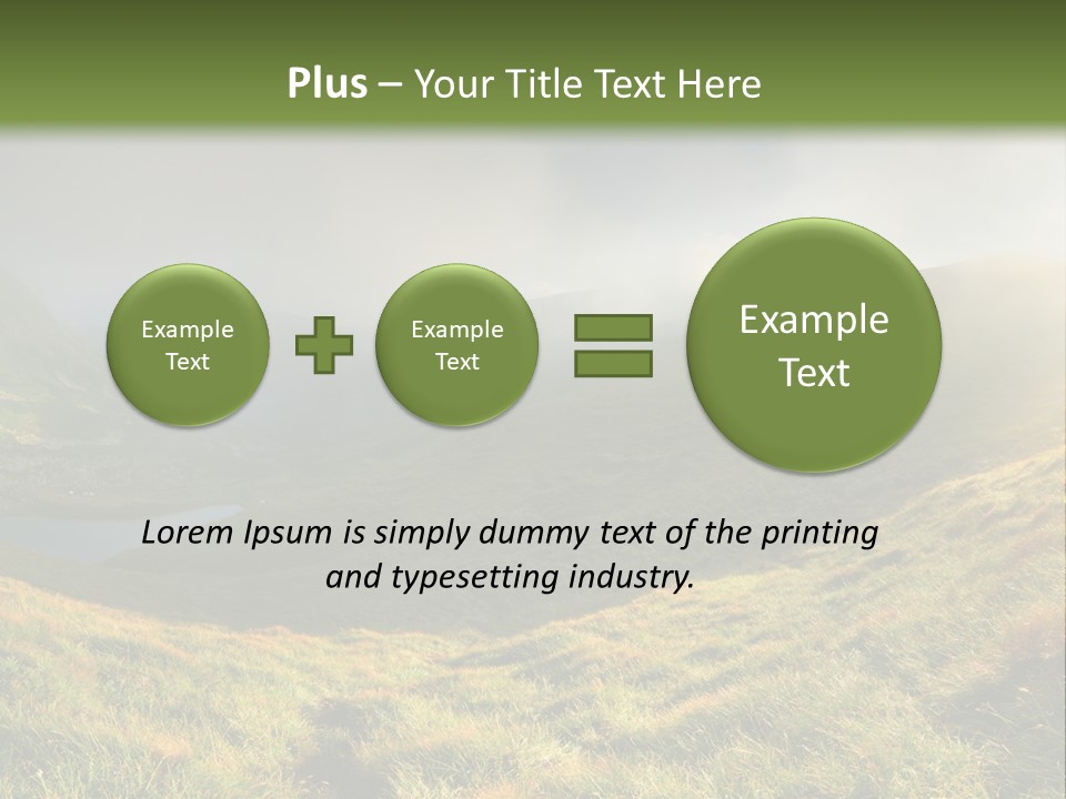 Day Flora Grass PowerPoint Template