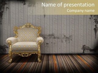 Genuine Sofa Stylish PowerPoint Template