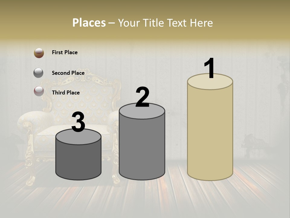 Genuine Sofa Stylish PowerPoint Template