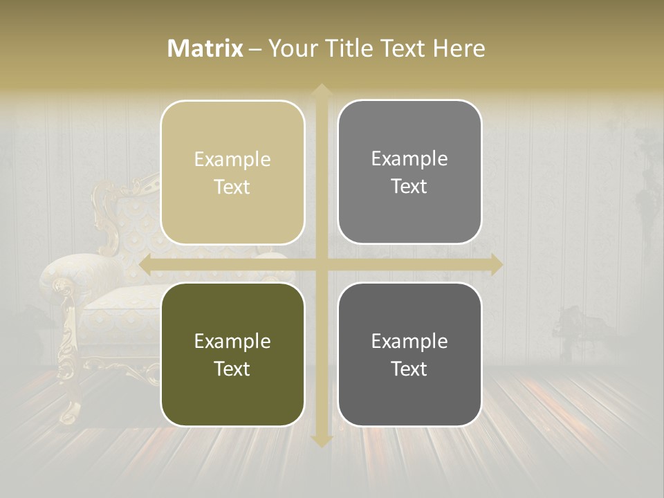 Genuine Sofa Stylish PowerPoint Template