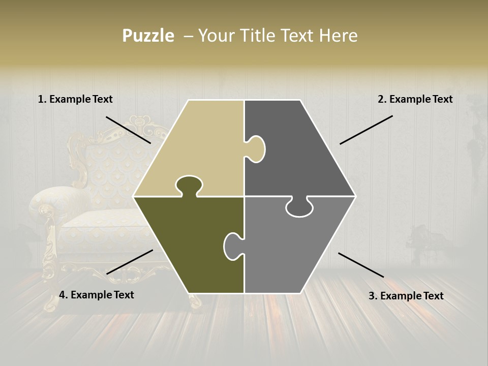 Genuine Sofa Stylish PowerPoint Template