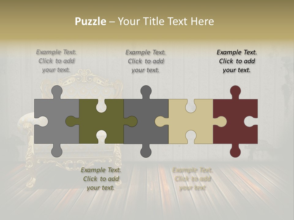 Genuine Sofa Stylish PowerPoint Template