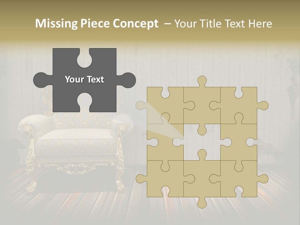 Genuine Sofa Stylish PowerPoint Template