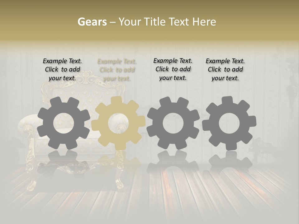 Genuine Sofa Stylish PowerPoint Template