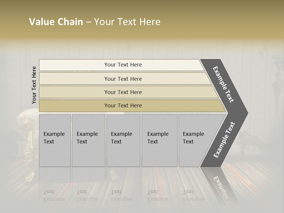 Genuine Sofa Stylish PowerPoint Template