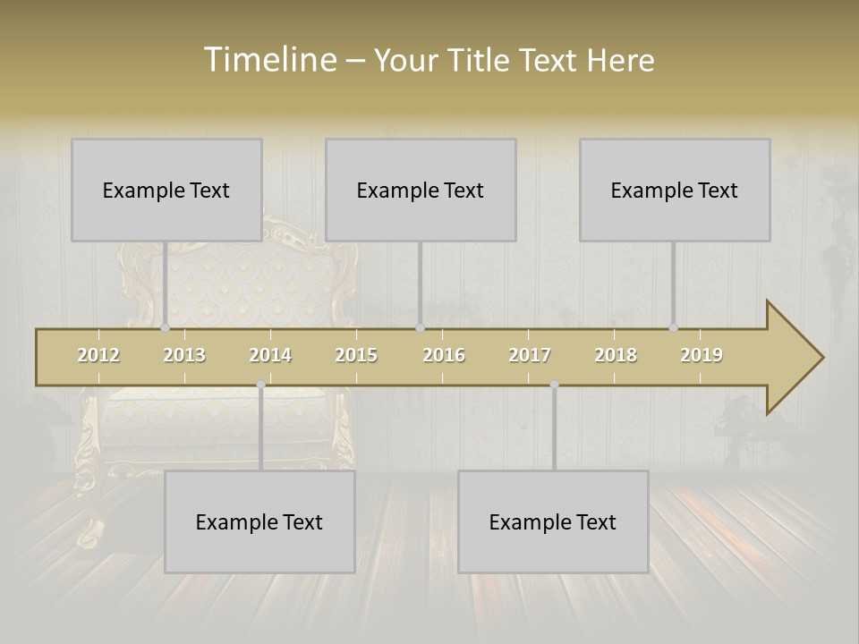 Genuine Sofa Stylish PowerPoint Template