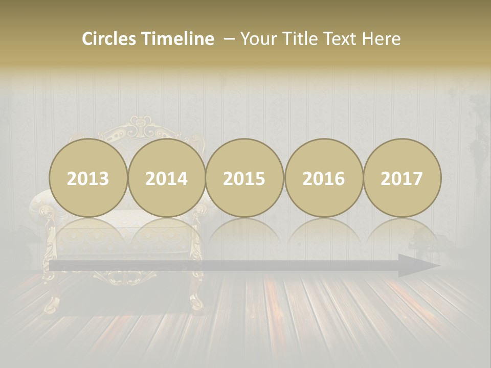 Genuine Sofa Stylish PowerPoint Template