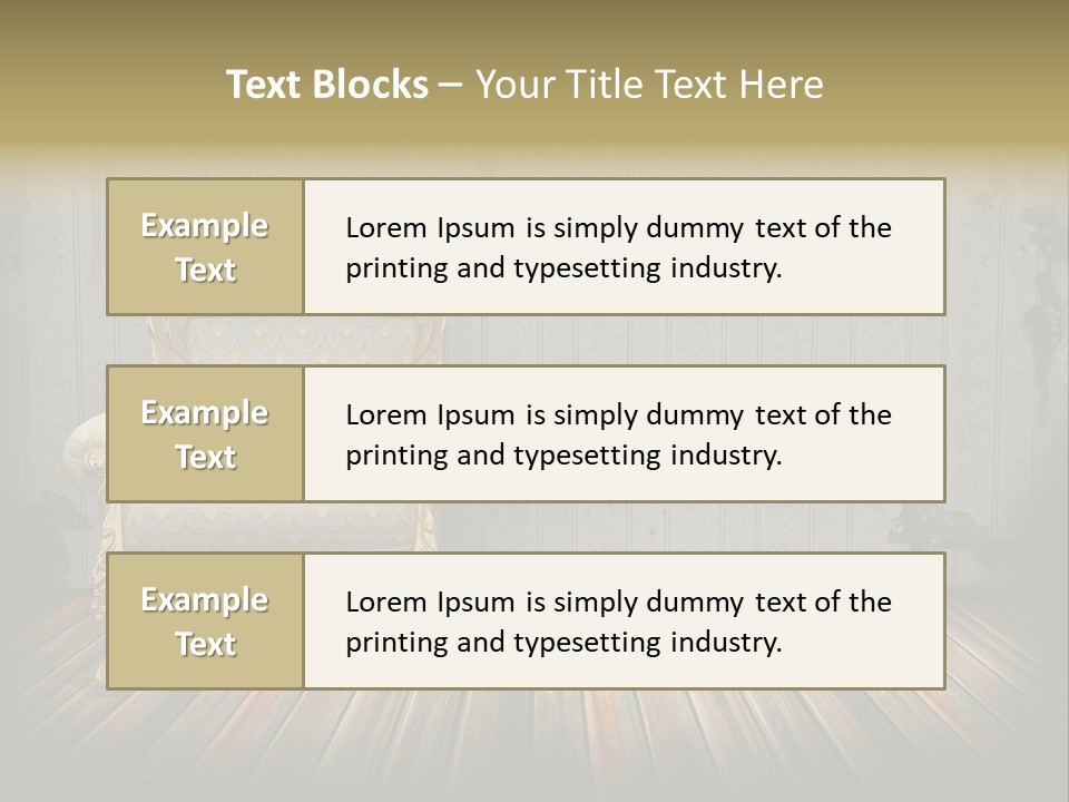 Genuine Sofa Stylish PowerPoint Template