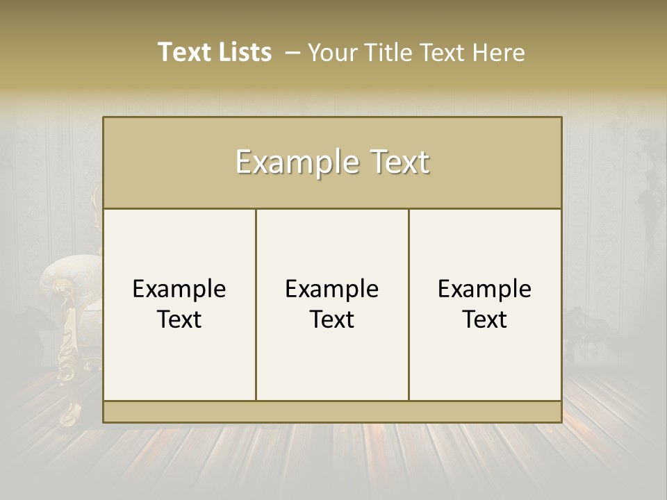 Genuine Sofa Stylish PowerPoint Template