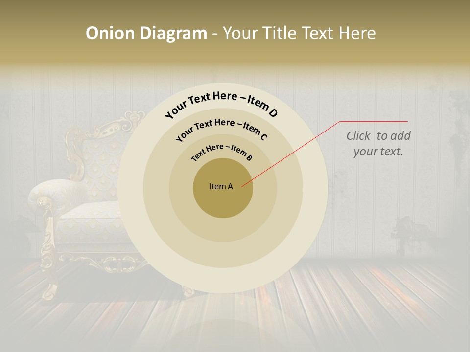 Genuine Sofa Stylish PowerPoint Template