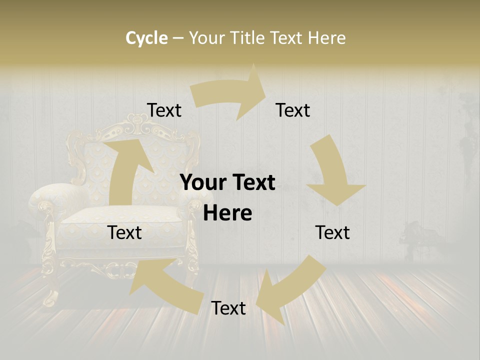 Genuine Sofa Stylish PowerPoint Template