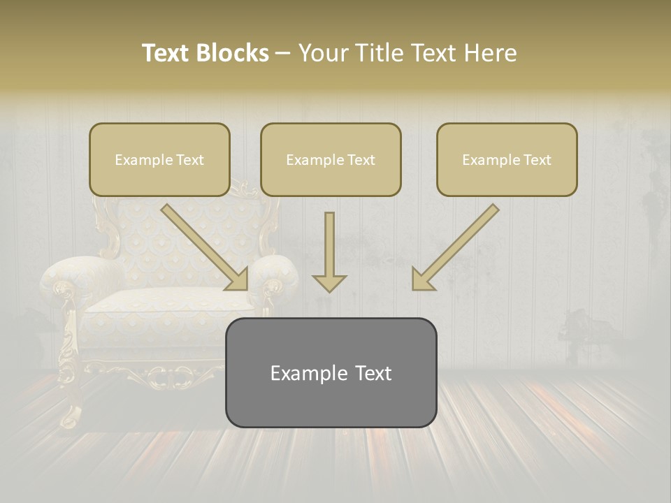 Genuine Sofa Stylish PowerPoint Template