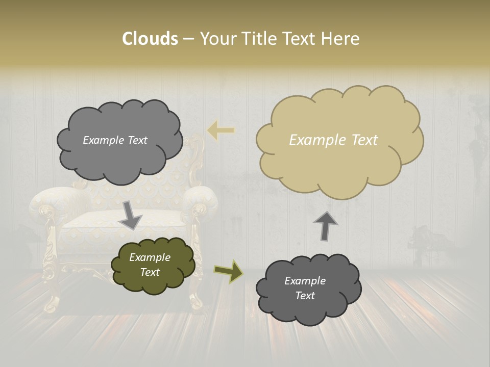 Genuine Sofa Stylish PowerPoint Template