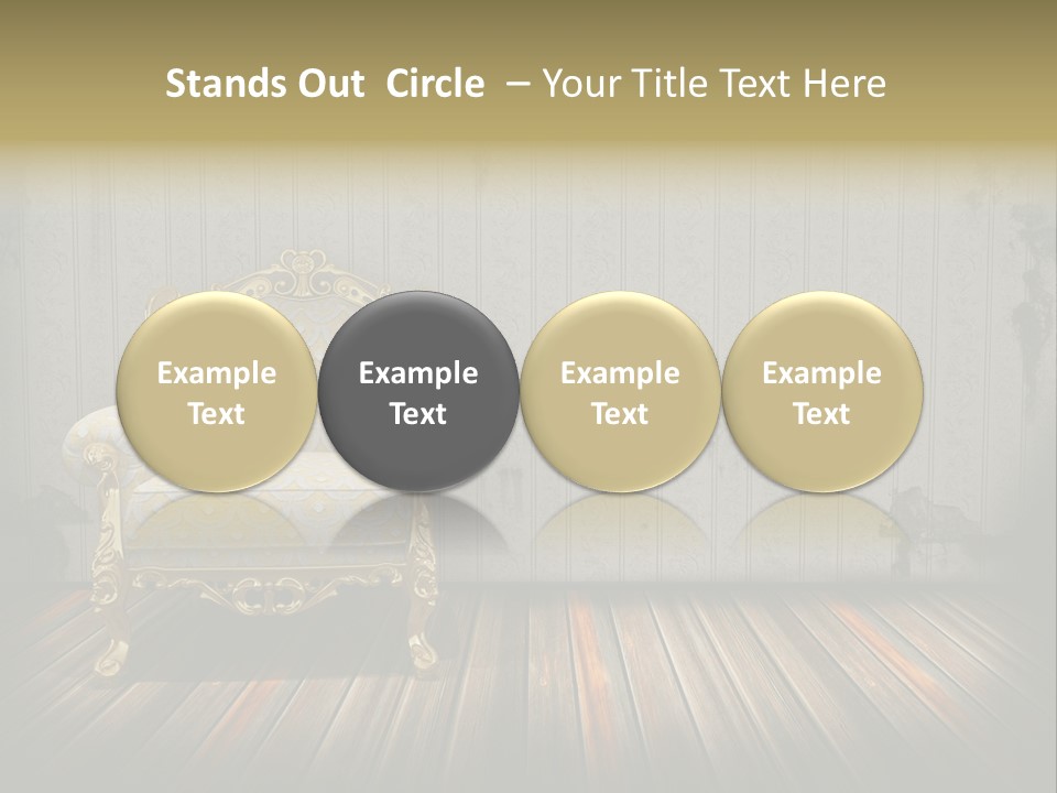 Genuine Sofa Stylish PowerPoint Template