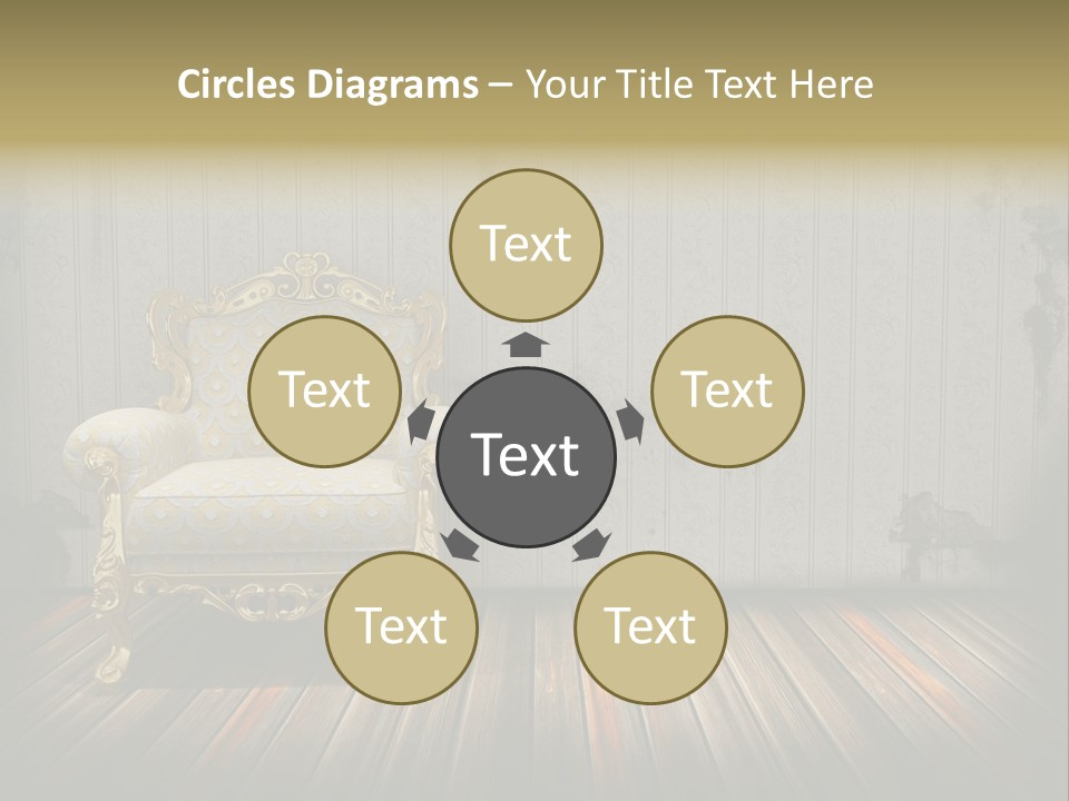 Genuine Sofa Stylish PowerPoint Template