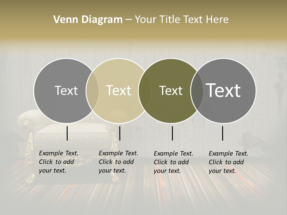 Genuine Sofa Stylish PowerPoint Template