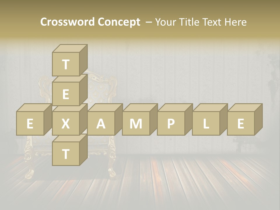 Genuine Sofa Stylish PowerPoint Template