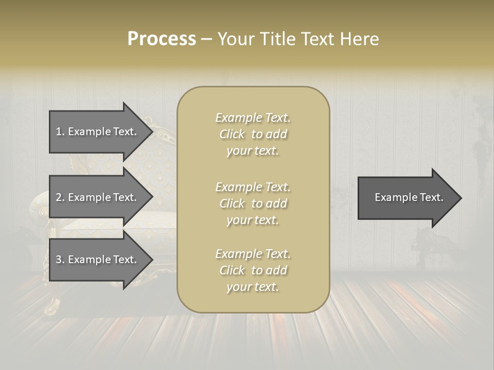 Genuine Sofa Stylish PowerPoint Template