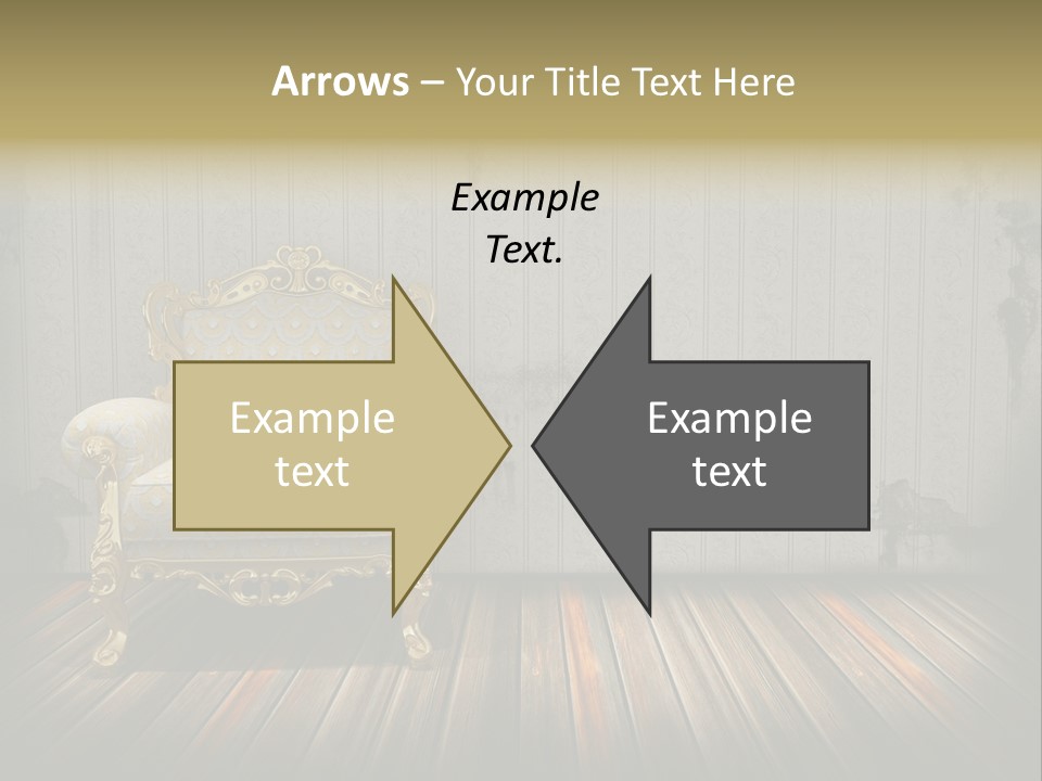 Genuine Sofa Stylish PowerPoint Template