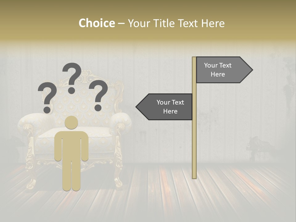 Genuine Sofa Stylish PowerPoint Template