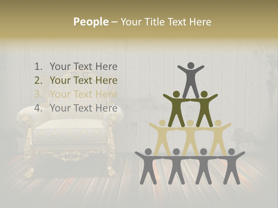 Genuine Sofa Stylish PowerPoint Template