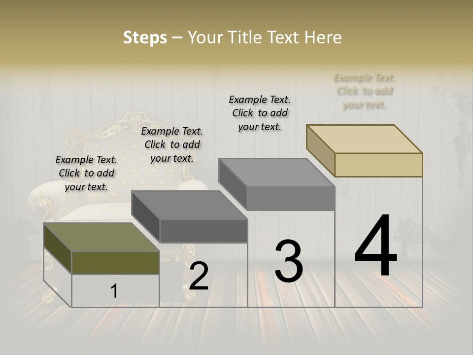 Genuine Sofa Stylish PowerPoint Template