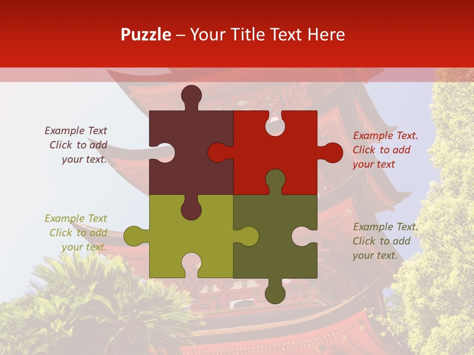 Miyajima Pagoda PowerPoint Template