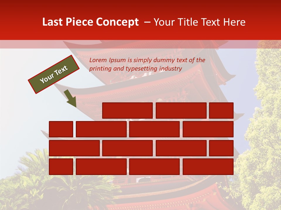 Miyajima Pagoda PowerPoint Template
