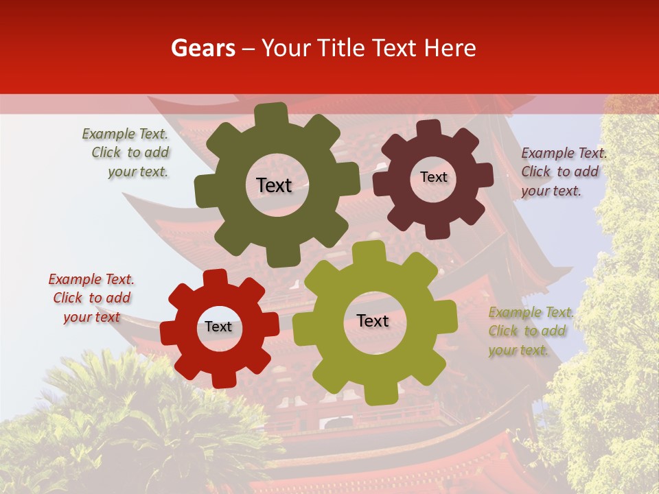 Miyajima Pagoda PowerPoint Template