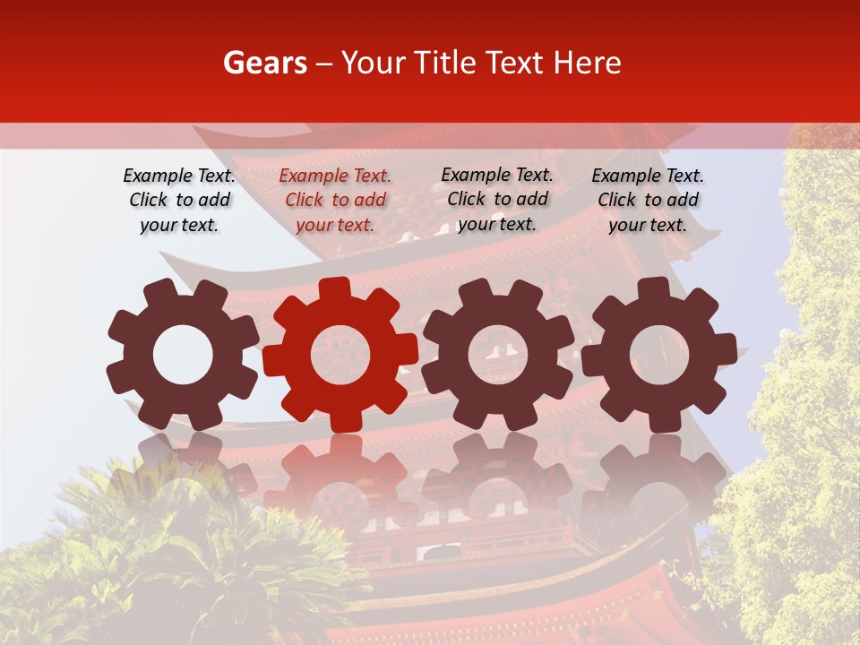 Miyajima Pagoda PowerPoint Template