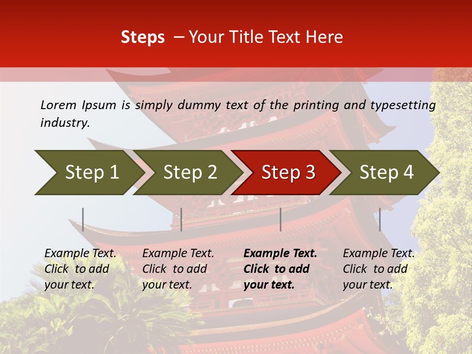 Miyajima Pagoda PowerPoint Template