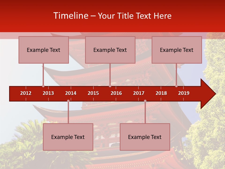 Miyajima Pagoda PowerPoint Template