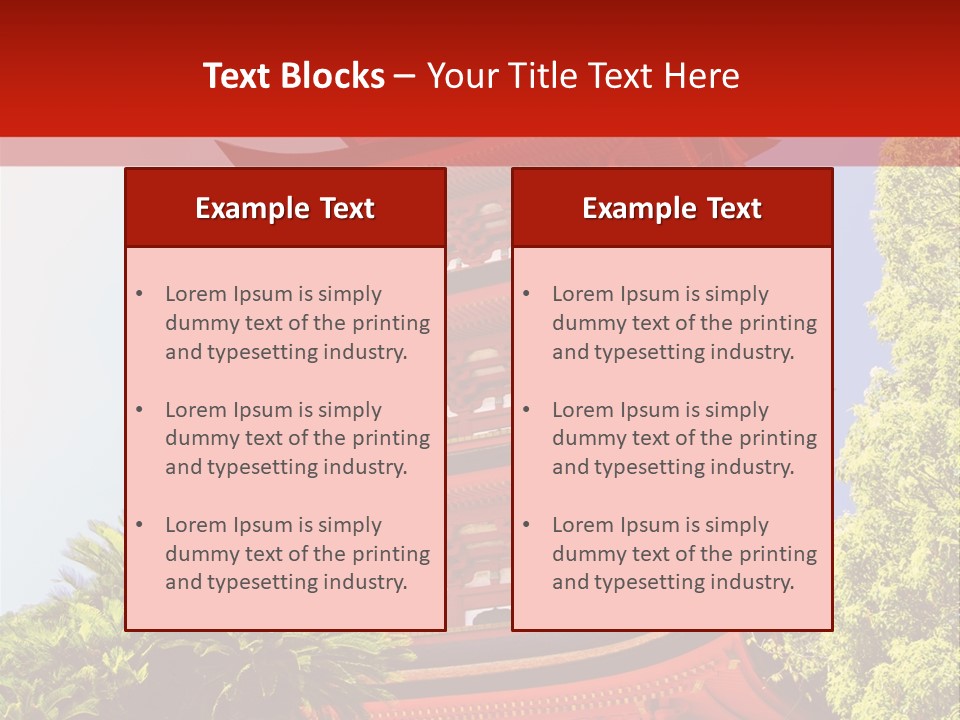 Miyajima Pagoda PowerPoint Template