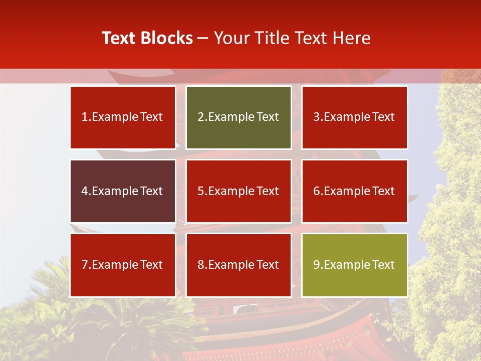 Miyajima Pagoda PowerPoint Template