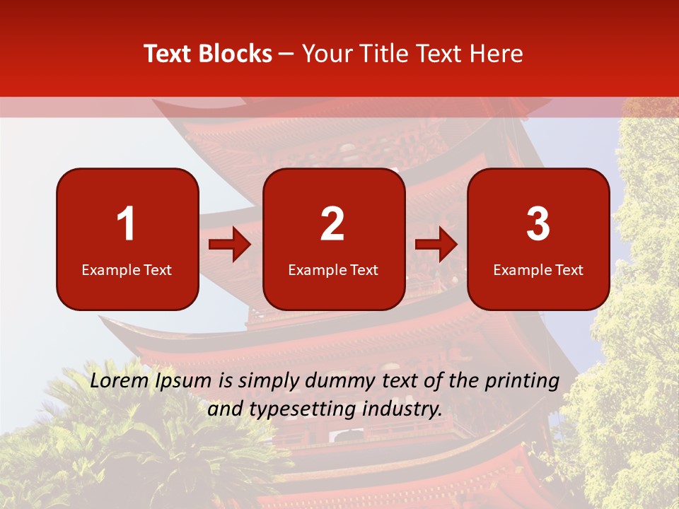 Miyajima Pagoda PowerPoint Template