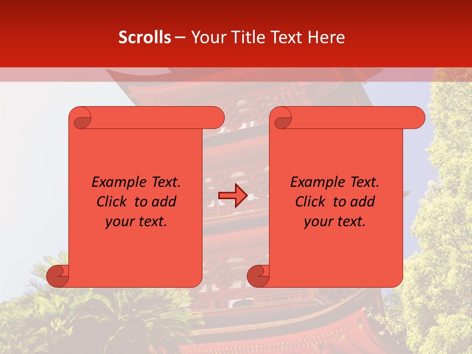 Miyajima Pagoda PowerPoint Template