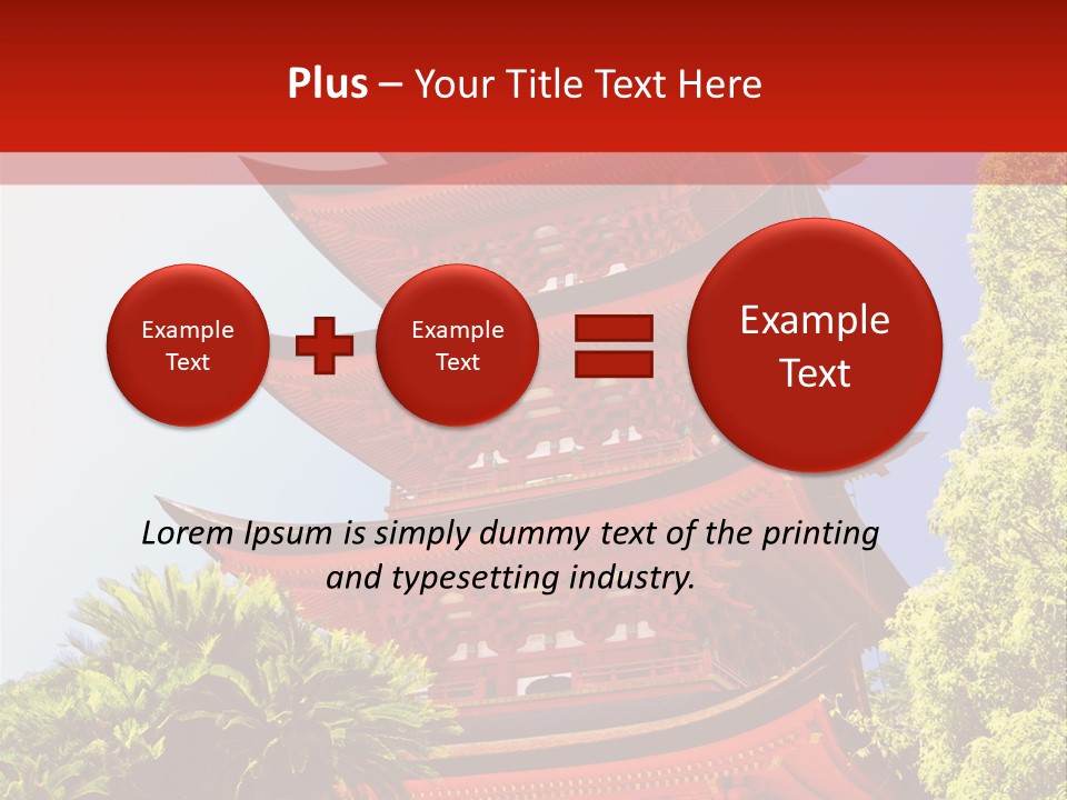 Miyajima Pagoda PowerPoint Template