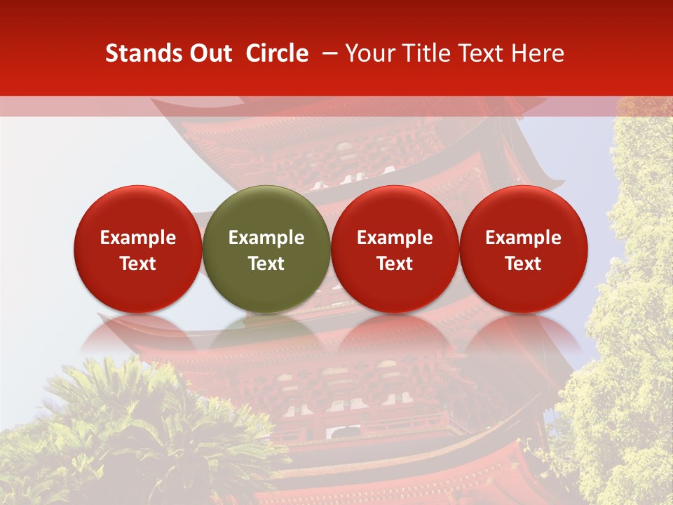 Miyajima Pagoda PowerPoint Template