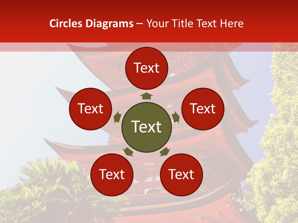 Miyajima Pagoda PowerPoint Template