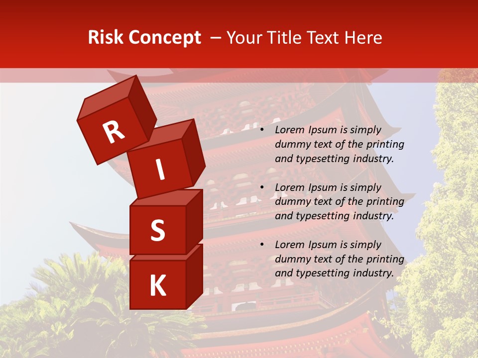Miyajima Pagoda PowerPoint Template