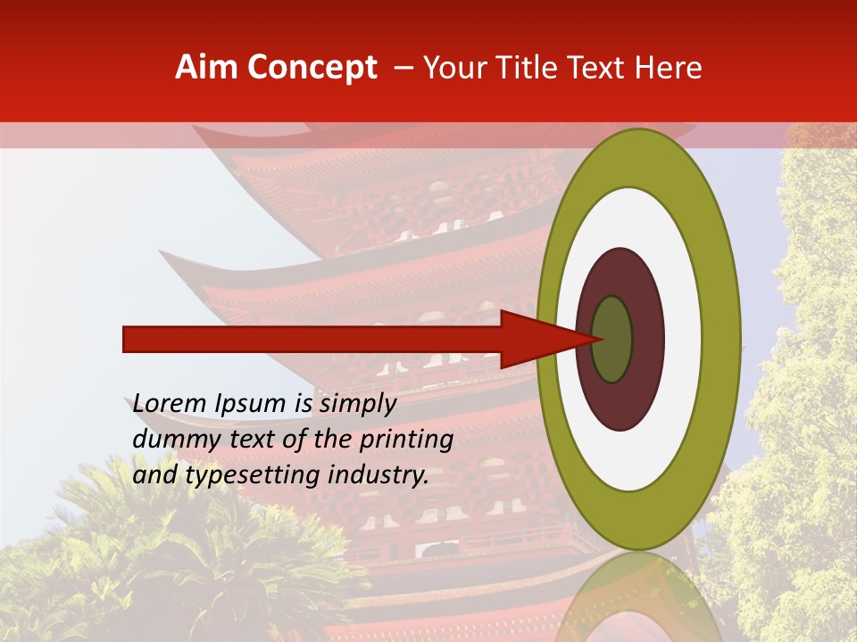 Miyajima Pagoda PowerPoint Template