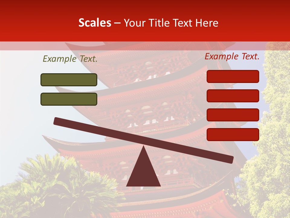 Miyajima Pagoda PowerPoint Template
