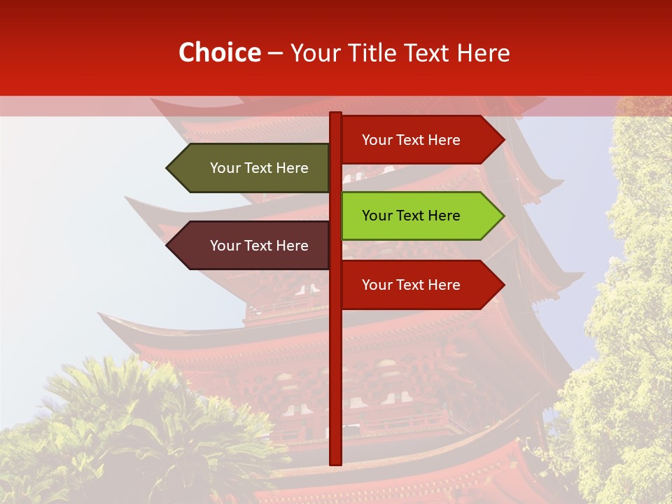 Miyajima Pagoda PowerPoint Template