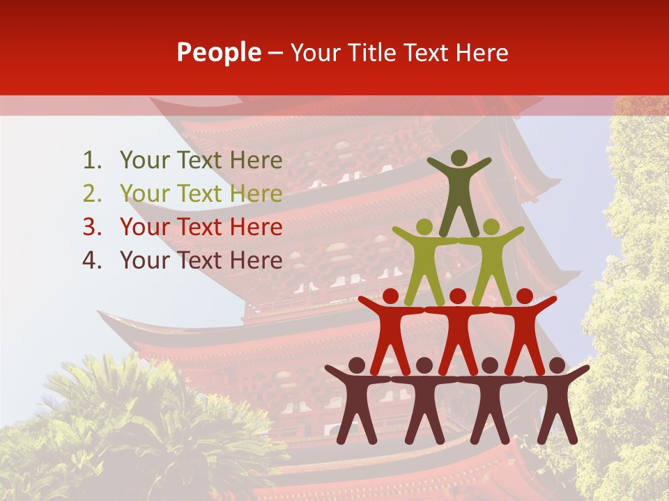 Miyajima Pagoda PowerPoint Template