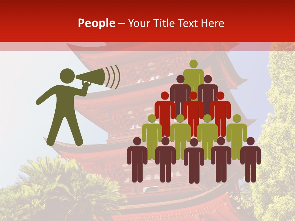 Miyajima Pagoda PowerPoint Template