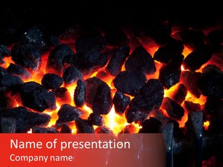 Coal Burning PowerPoint Template