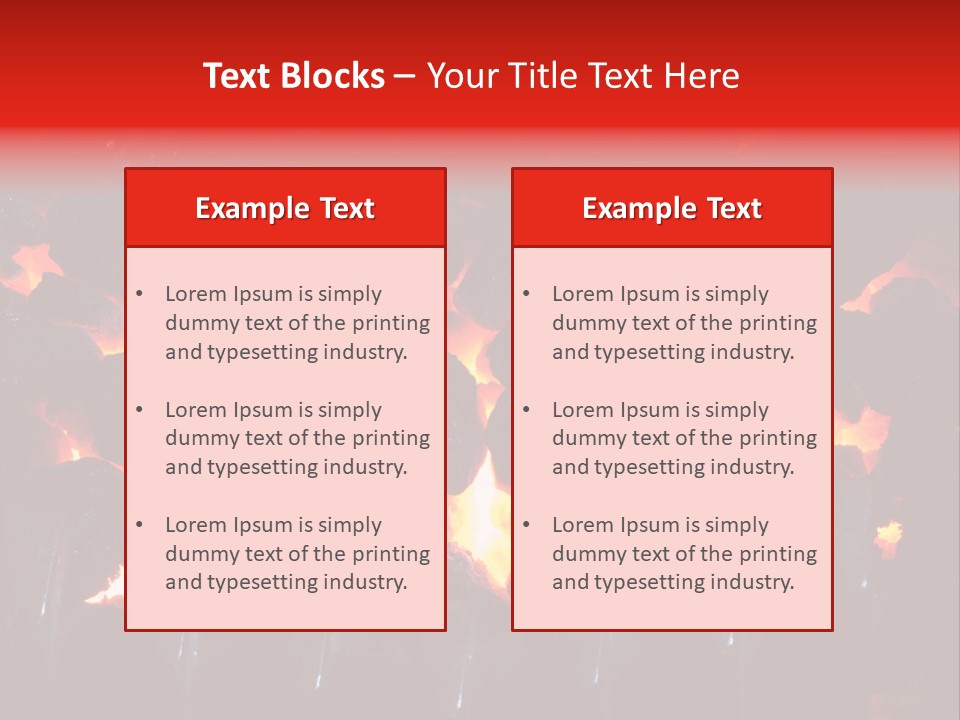 Coal Burning PowerPoint Template