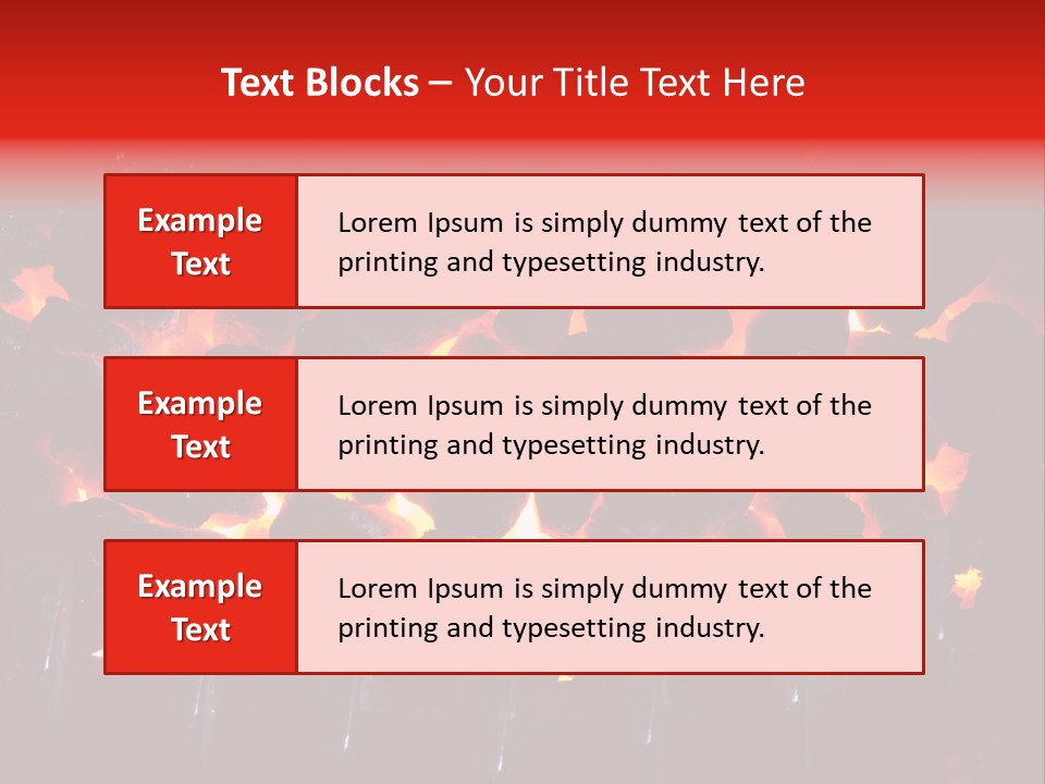 Coal Burning PowerPoint Template